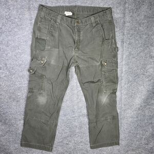 Carhartt B342 MOS Ripstop Cargo Pants Men's Olive Green Size 38‎ x 30